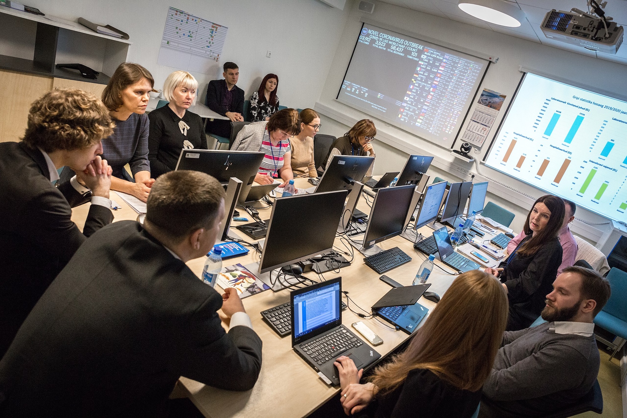 Coronavirus meeting at the Health Board on March 7, 2020
